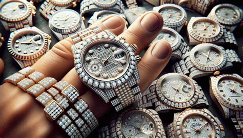 diamond encrusted rolex watch price